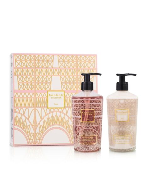 Soin Du Corps Baobab Collection  | Coffret Cadeau Paris Lotion Corps & Mains Et Gel Lavant Mains