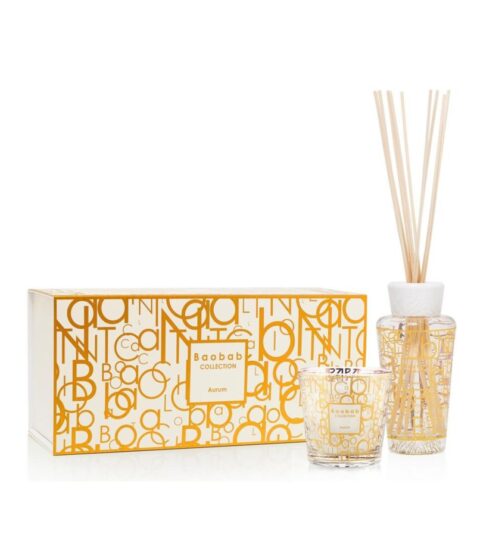 Bougies Parfumees Et Parfums D’Interieur Baobab Collection  | Coffret Cadeau My First Baobab Les Exclusives Aurum